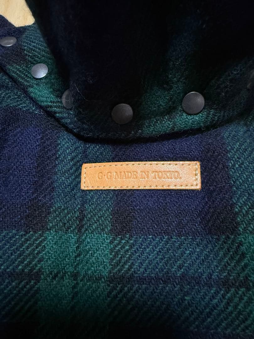 入手困難アトリエgg タータンチェックのウールキルトベスト