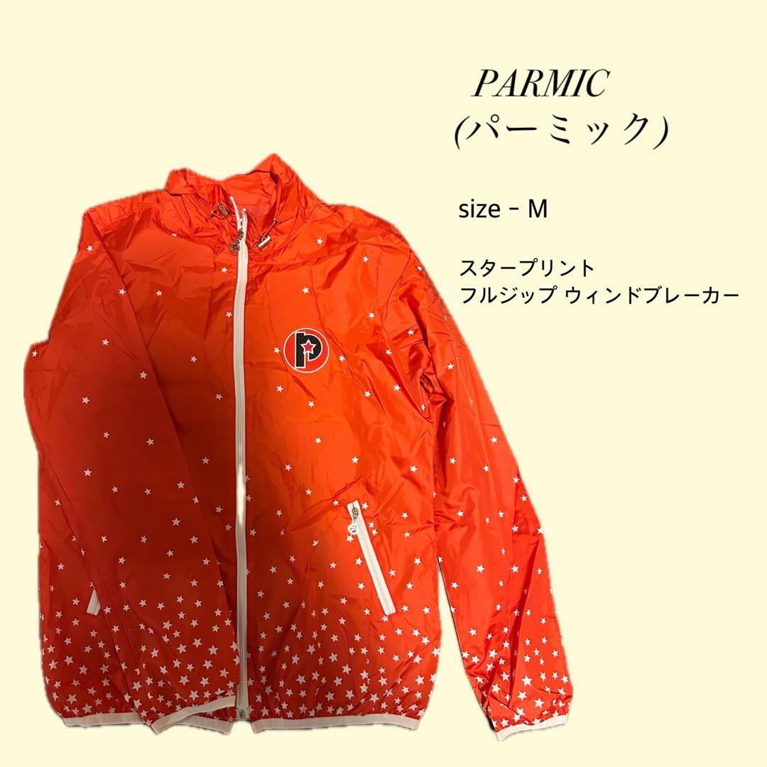 PARMIC 星柄プリント レインコート M