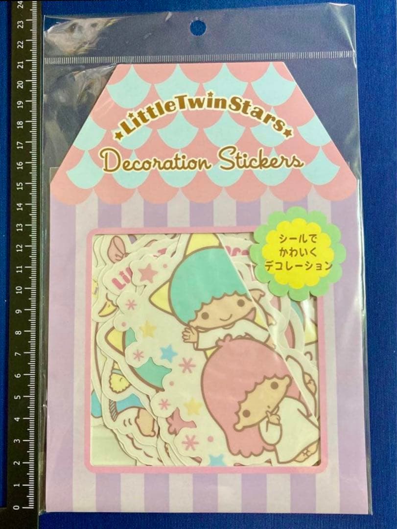 サンリオ　キキララ　リトルツインスターズ　大きなシール　希少 【未使用】