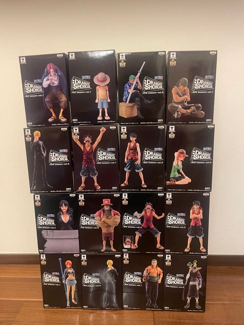 ワンピース　フィギュア　ドラマチックショーケース　開封品 16体セット