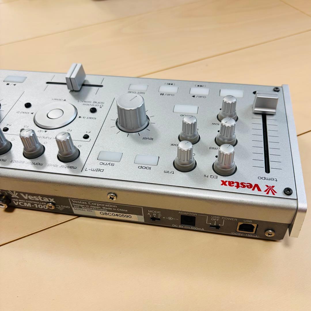 【希少品】vestax VCM-100 動作確認済み　DJコントローラー 送料込
