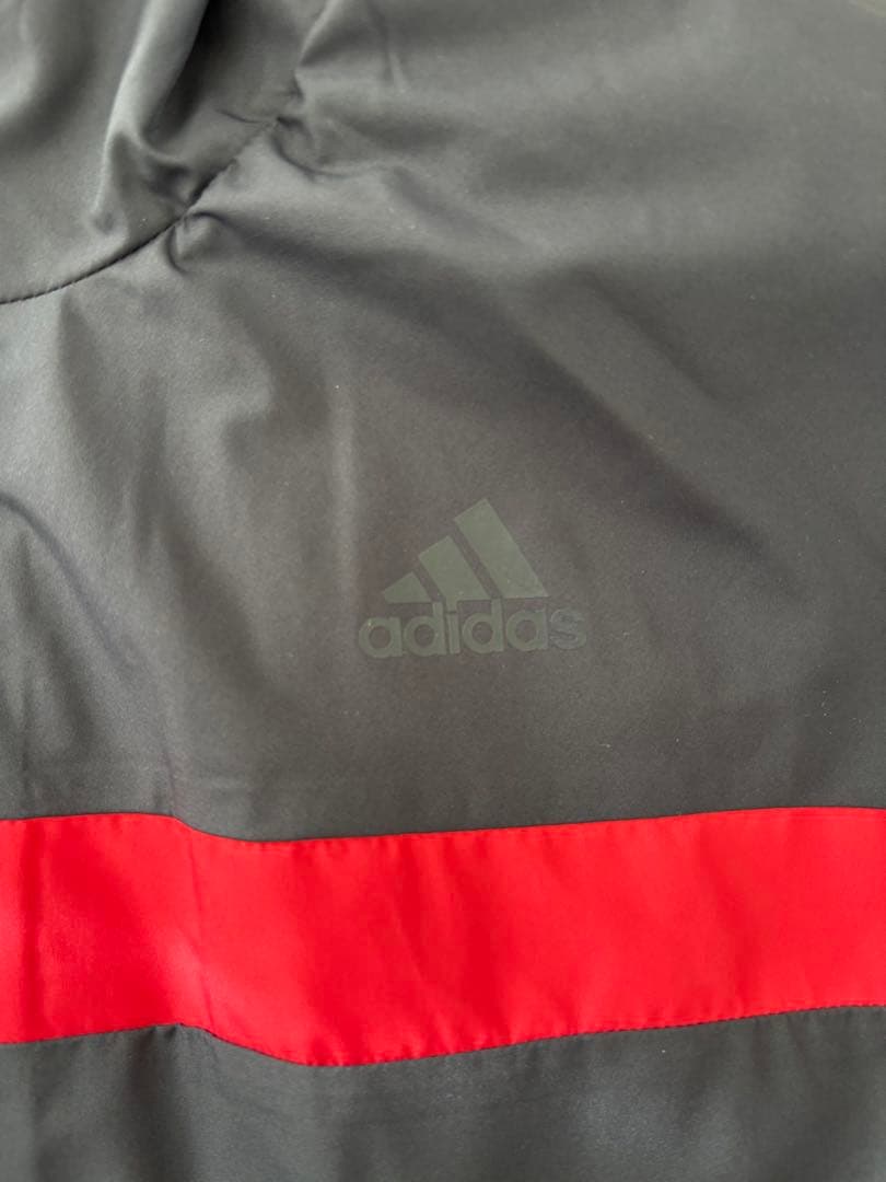 adidas ウィンドブレーカー上下セット 黒/赤