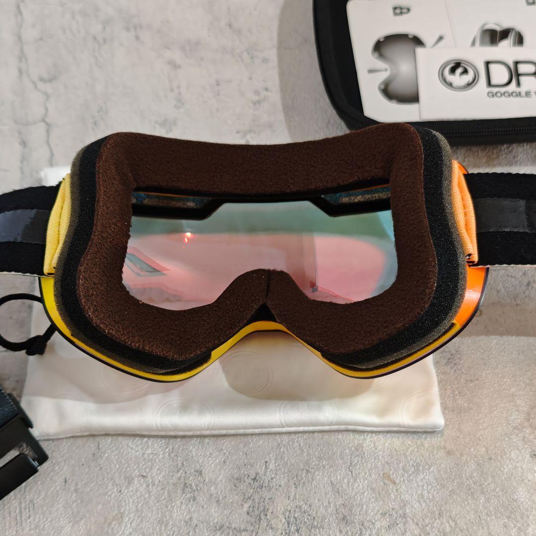 【超美品】ドラゴン スノーゴーグル X1