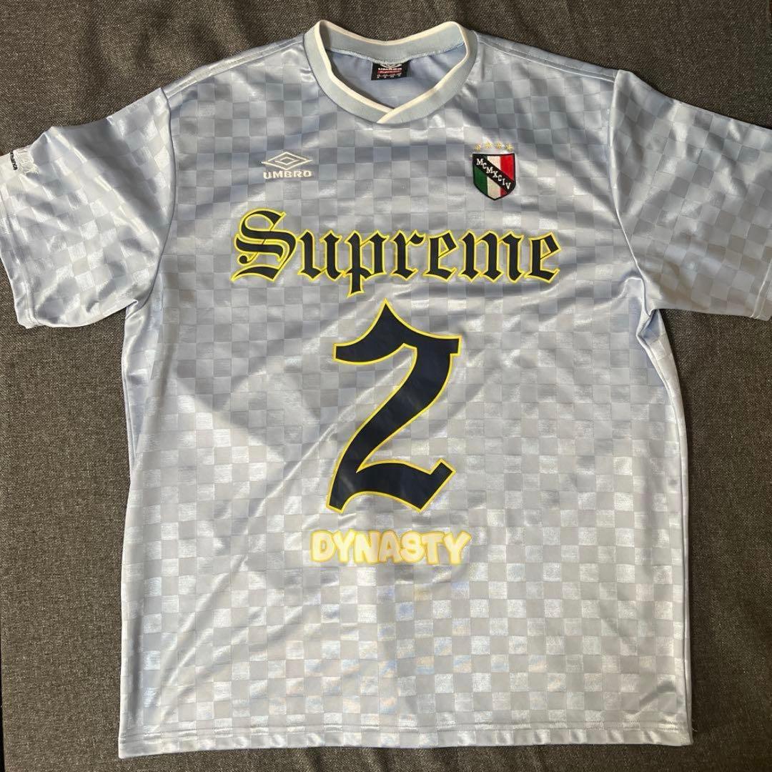 Supreme umbro soccer jersey xl ブルー