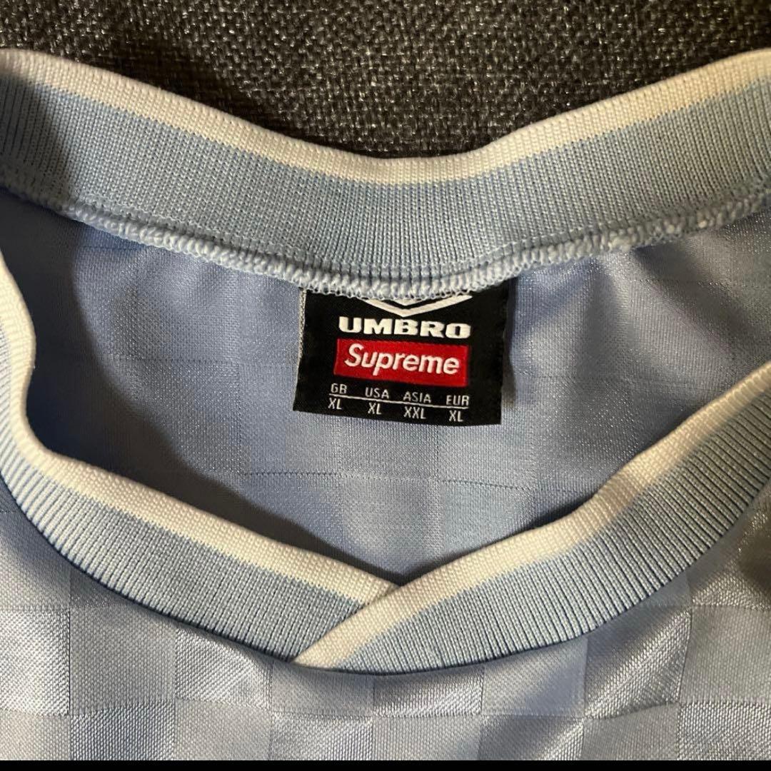 Supreme umbro soccer jersey xl ブルー
