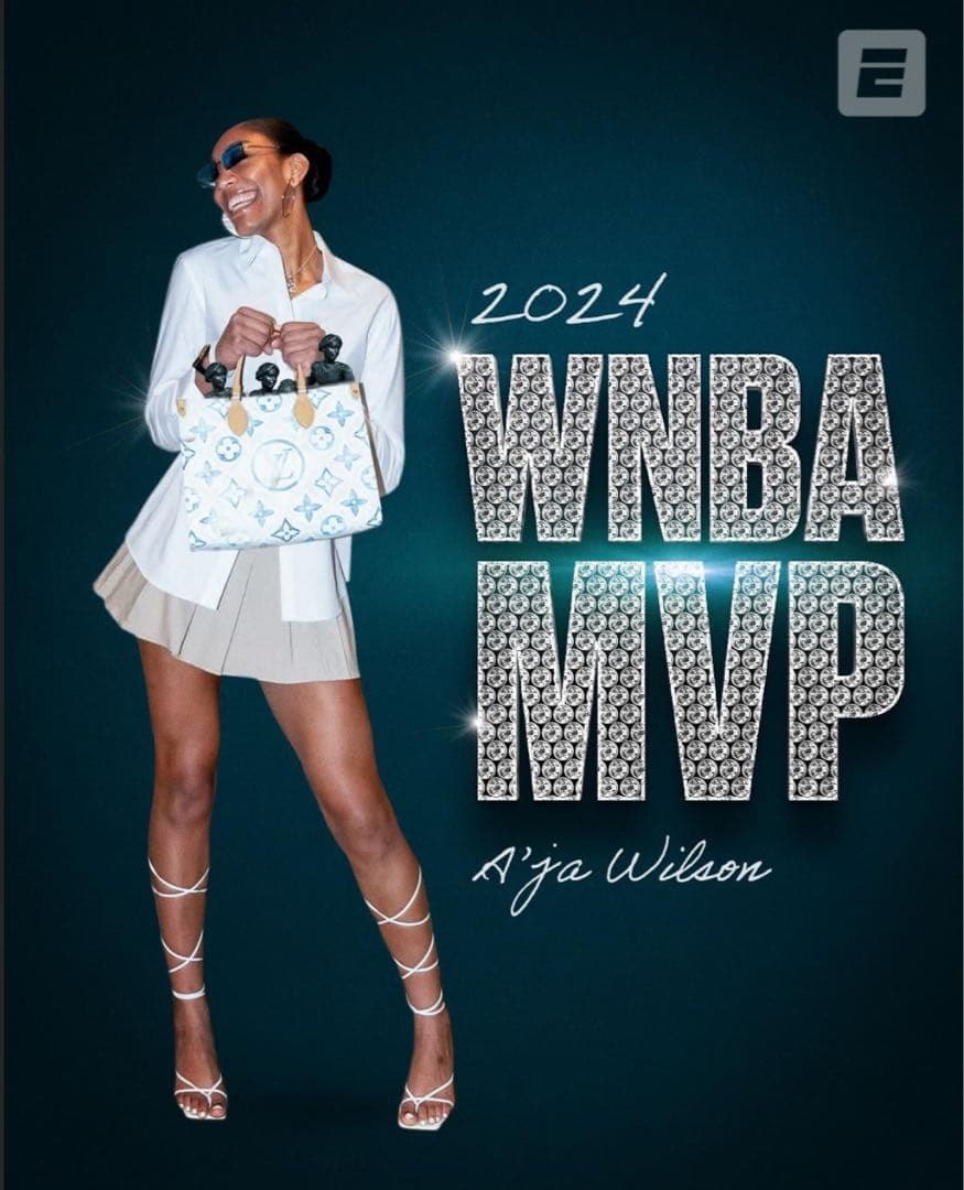 国内未発売　Nike A'ja Wilson WNBA 2024 MVP Tee