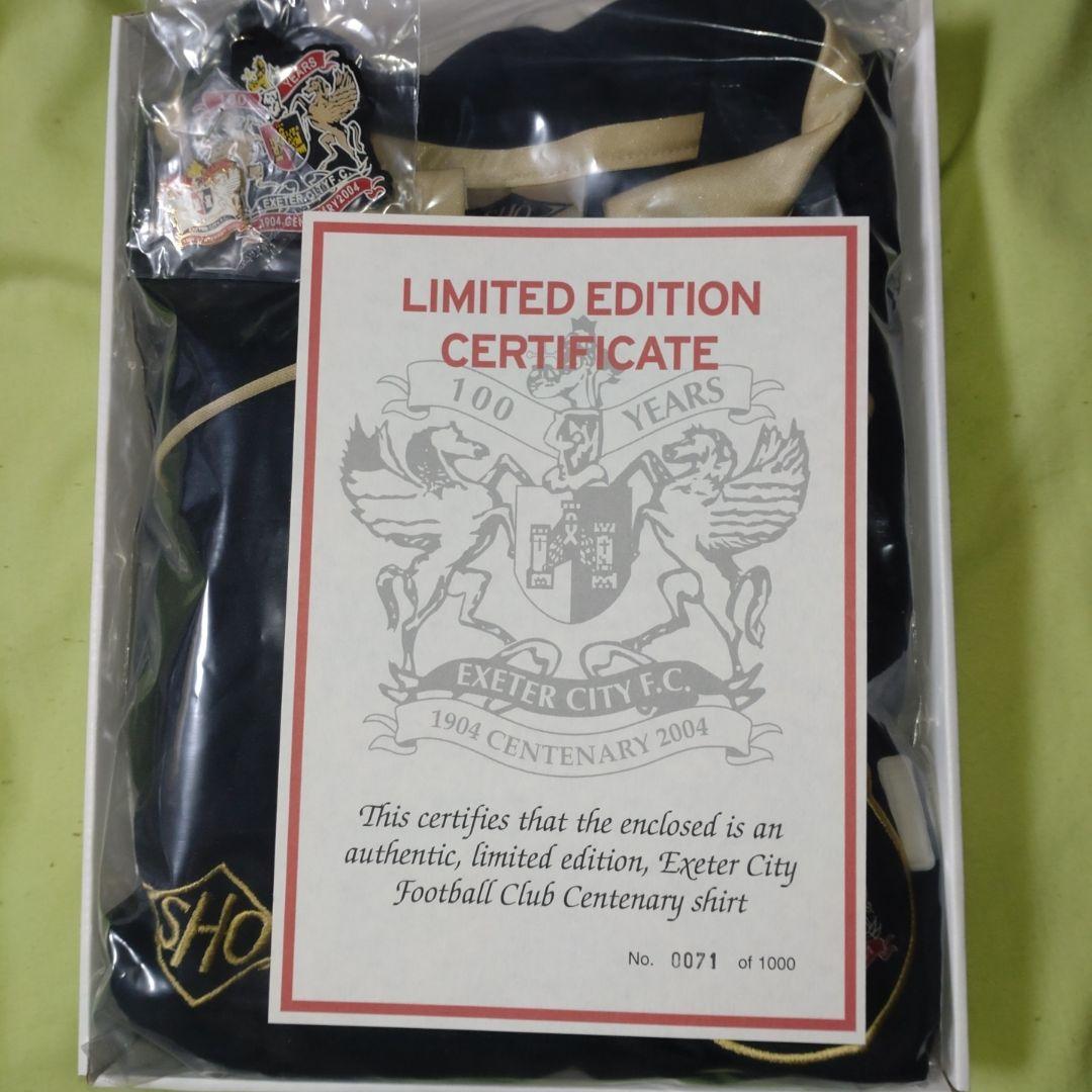 激レア エクセターシティ 100周年 限定生産ユニフォーム