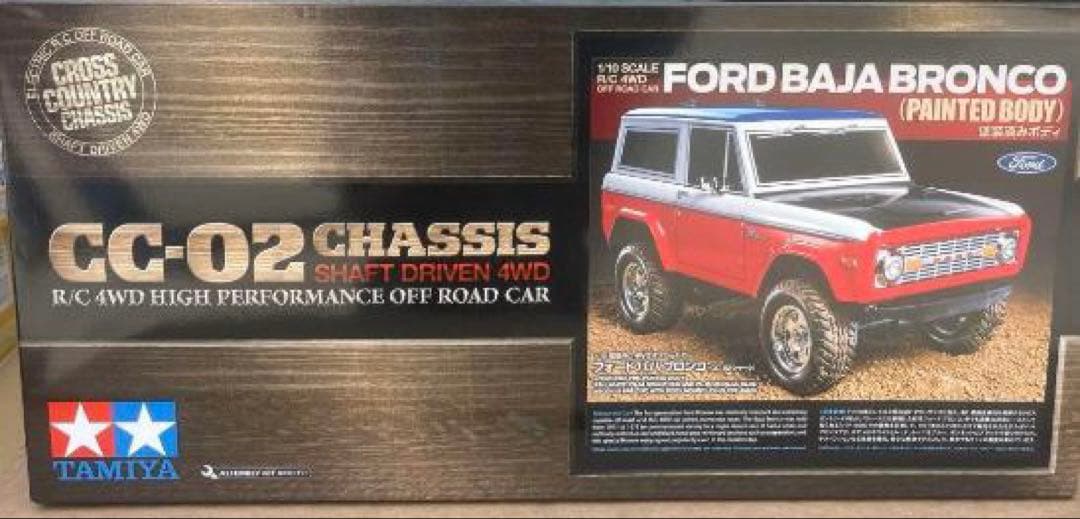 タミヤ 1/10RC フォード バハ ブロンコ (CC-02シャーシ)