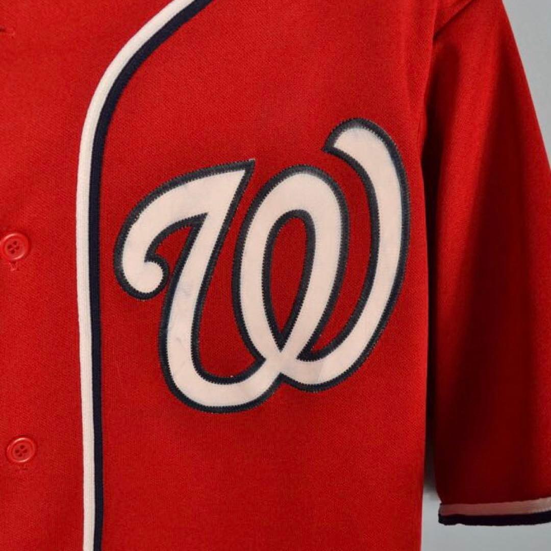 ワシントン・ナショナルズ\"majestic\"ベースボールシャツ サイズM