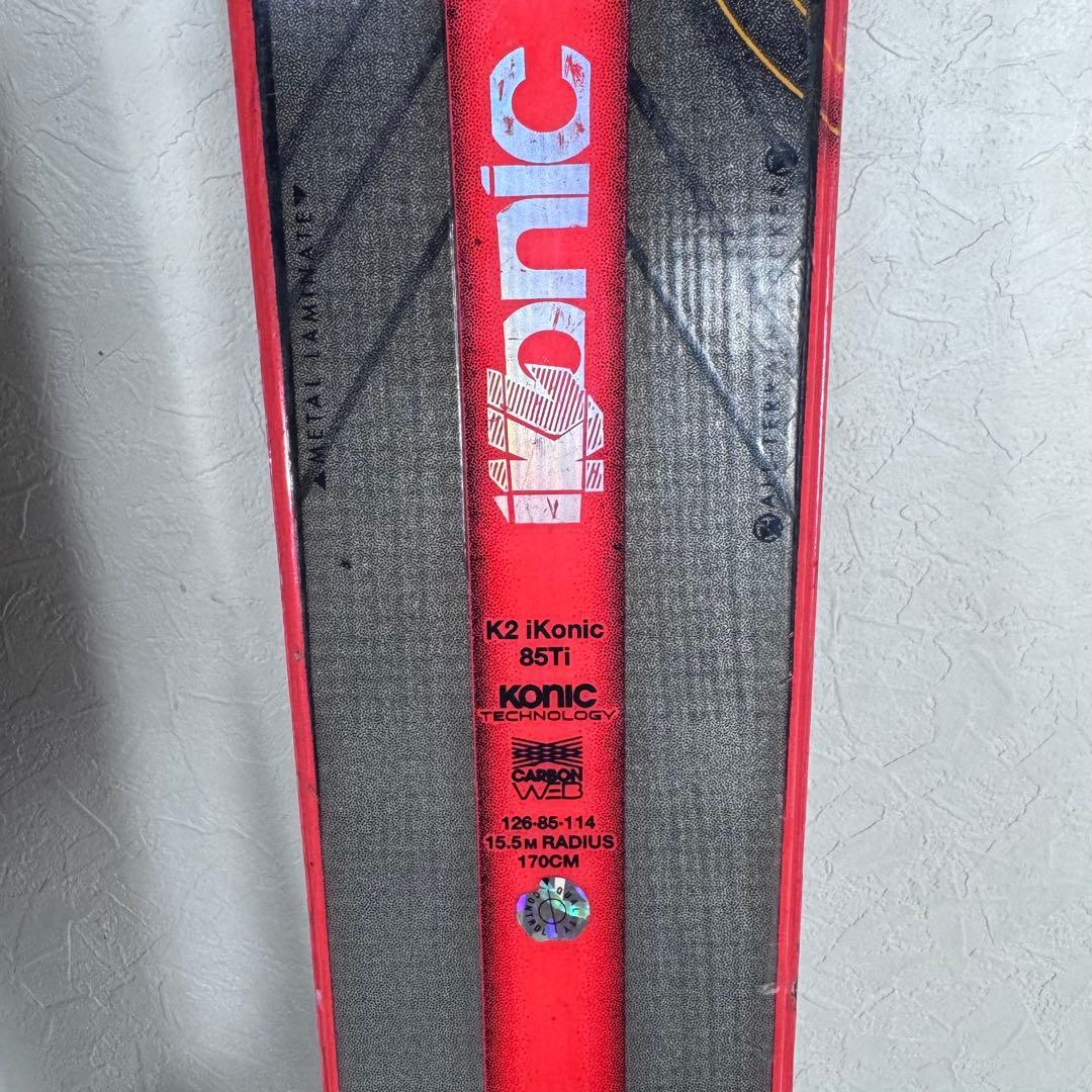 K2 ikonic85 Ti スキー板 170cm