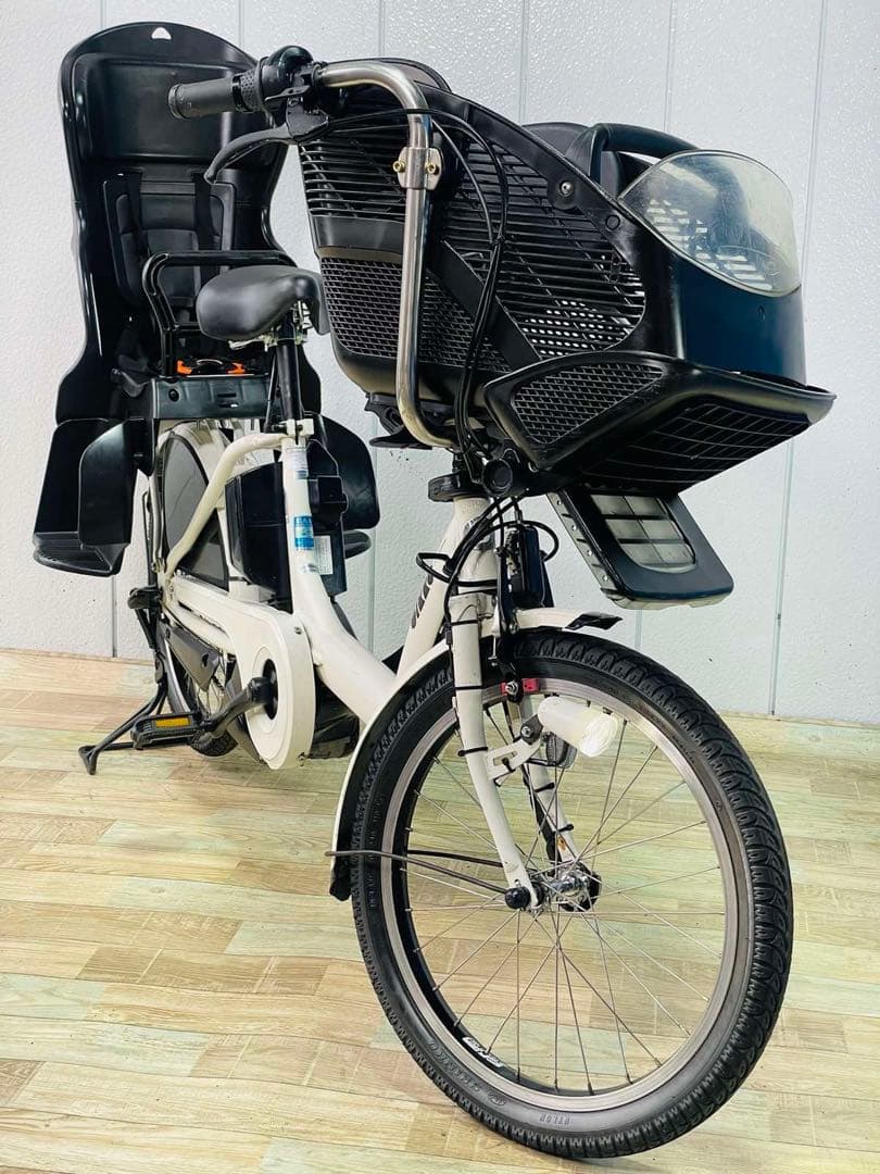 3070ヤマハ12.8アンペア3人乗り対応20インチ子供乗せ　電動アシスト自転車