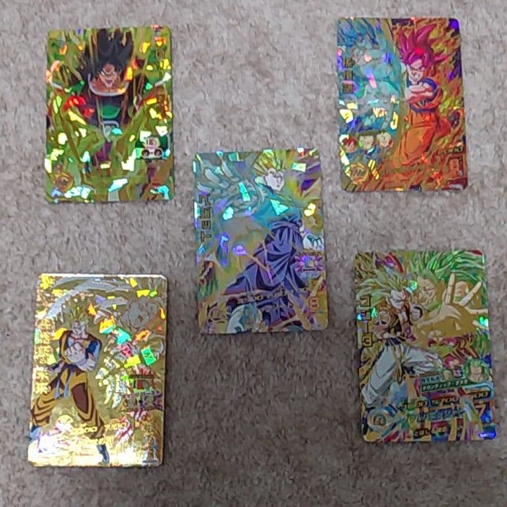 スーパードラゴンボールヒーローズベジット☆ゴジータ☆孫悟空☆ブロリーBR☆孫悟飯