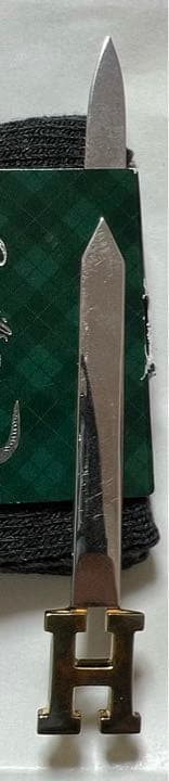 HERMES ペーパーナイフ　『H』に変色？