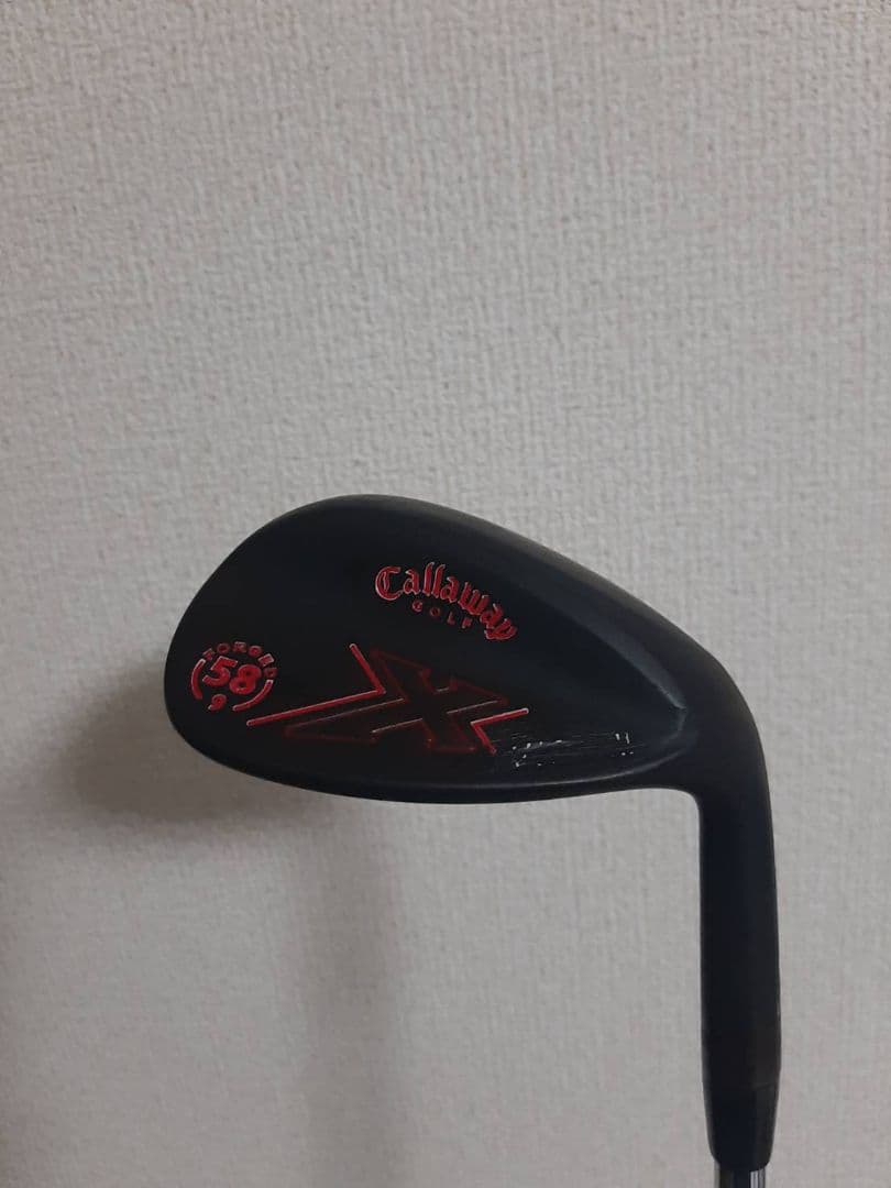 ガンブルー仕上げ Callaway X-Forged 58度ウェッジ