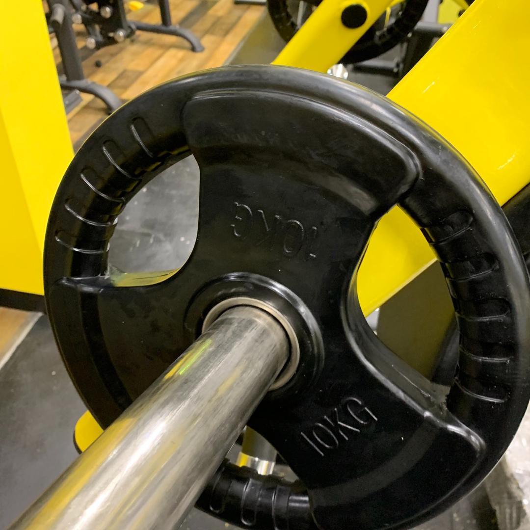 総重量80kg Φ50mm 3グリップラバープレート　計4枚SET