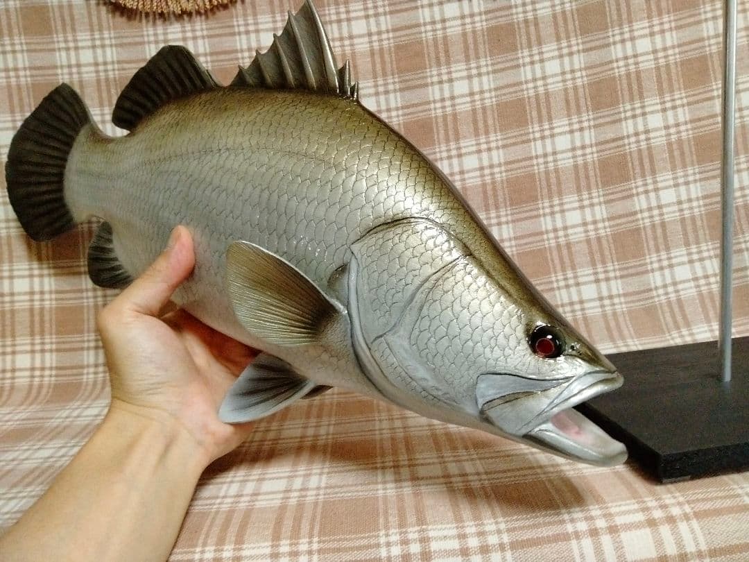 ハンドメイド　50cmアカメ フィギュア　レプリカ魚模型　未塗装　ガレージキット