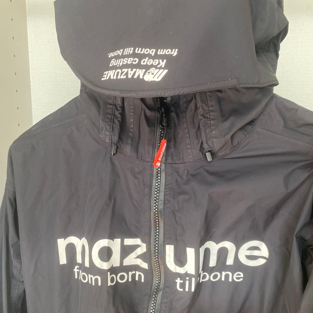 mazume フィッシングレインスーツ(上下セット) ブラック