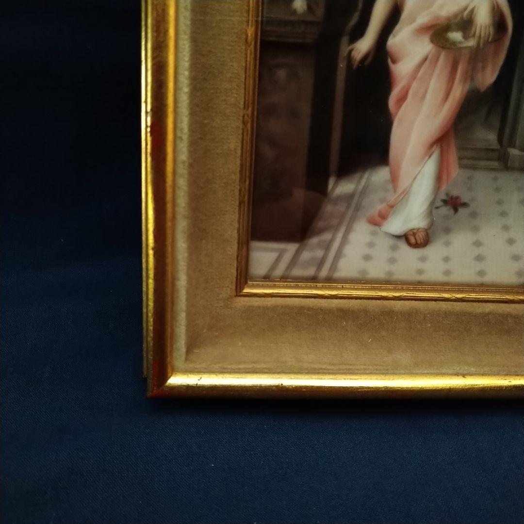 ✤KPMベルリン✤額入り陶版画✤「ポンペイのニディア」