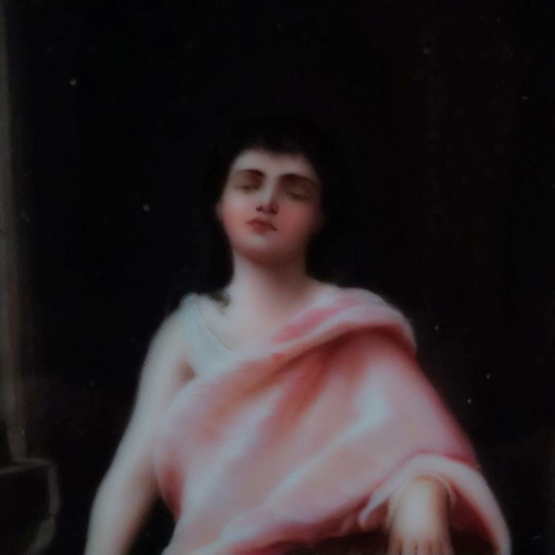 ✤KPMベルリン✤額入り陶版画✤「ポンペイのニディア」