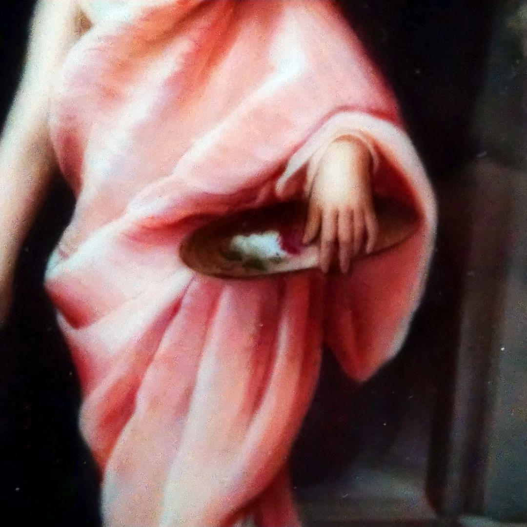 ✤KPMベルリン✤額入り陶版画✤「ポンペイのニディア」