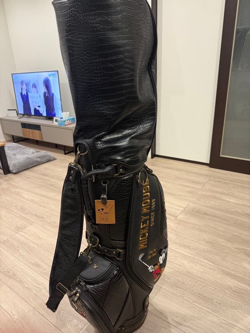 ゴルフ　キャディーバッグ　ミッキーマウス