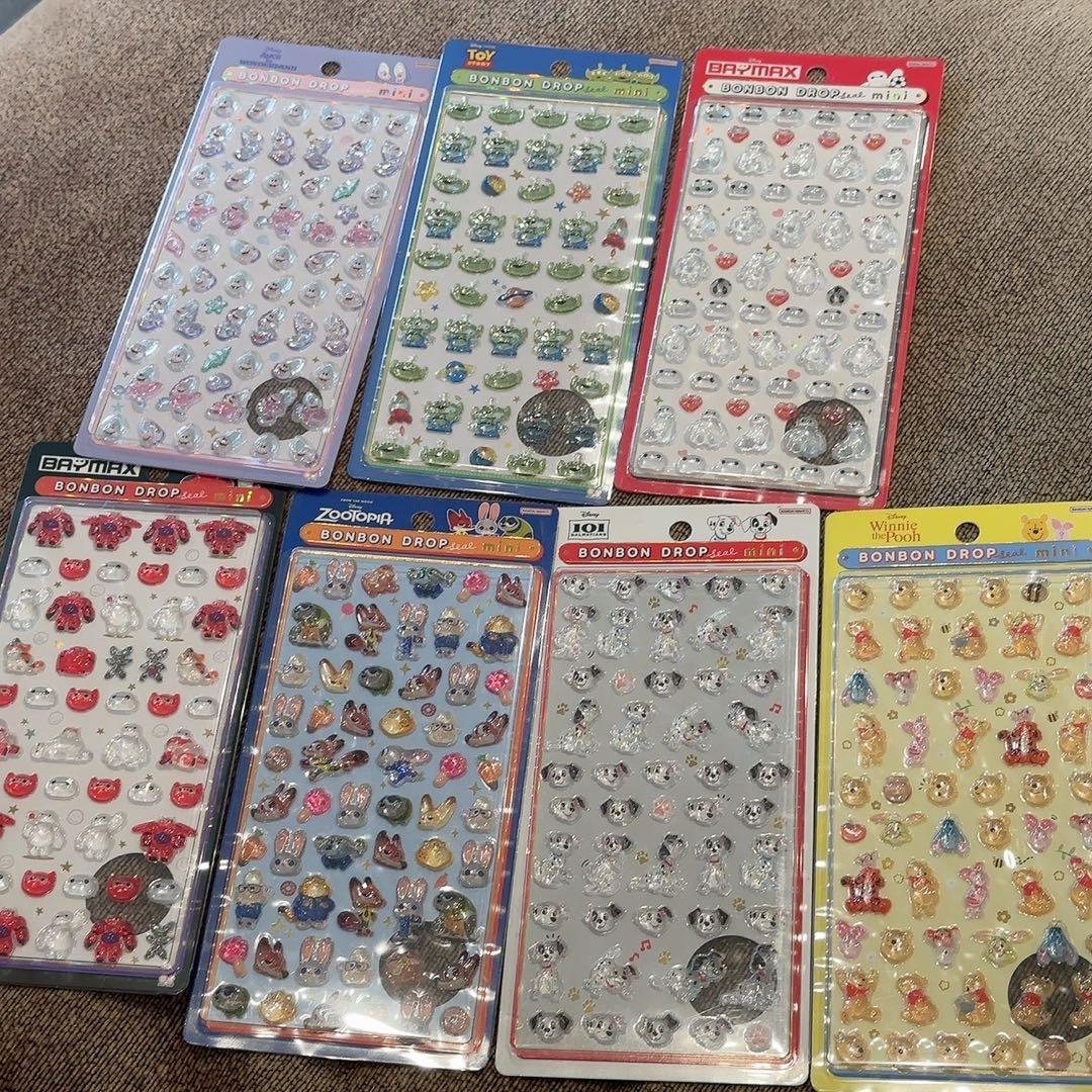 ディズニーボンドロ　mini ズートピア　プーさん　101