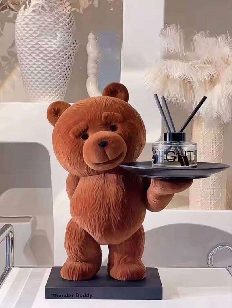 ted風テディーベア 小物置き テッド くま 熊 テーブル フィギュア