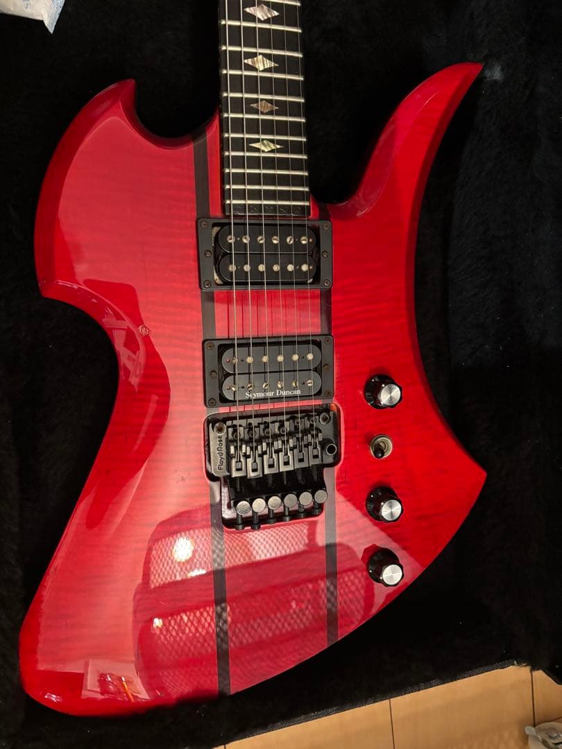 BC.RICH エレキギター レッド　モッキンバード
