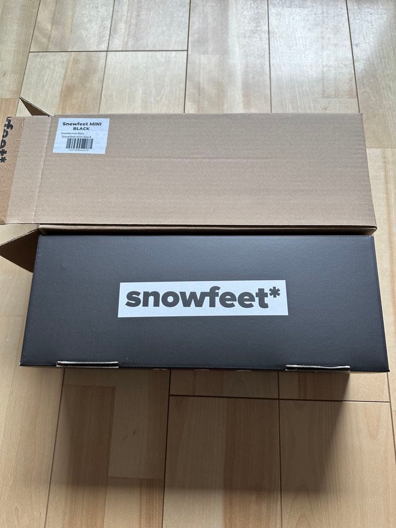 【正規品】 スノーフィートミニ キッズモデル 専用Wax付き ブラック