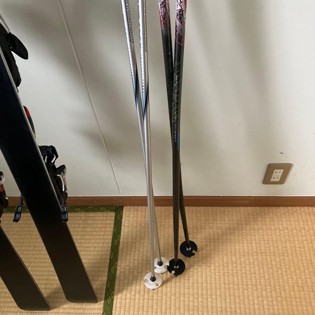 ノルディカ　スキー板、ストック