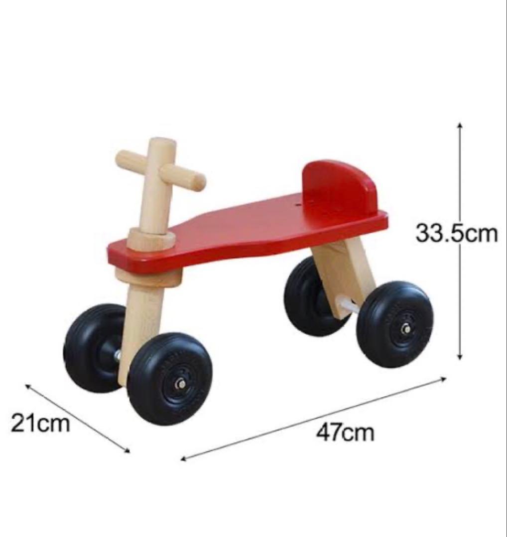 KOIDE マイカー 木のおもちゃ 赤い車 高級 日本製コイデ