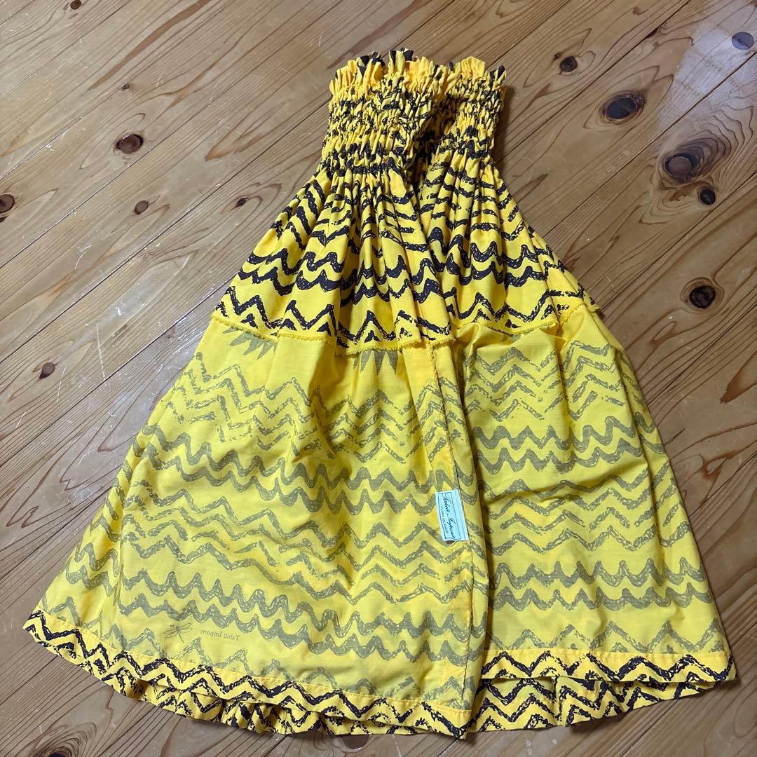 Tahiti Imports フラダンススカート イエロー