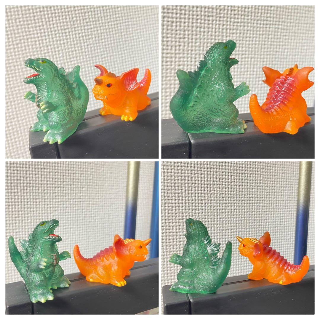 ゴジラ　バラゴン　指人形　ゲームボーイアドバンス　GBA クリア　フィギュア