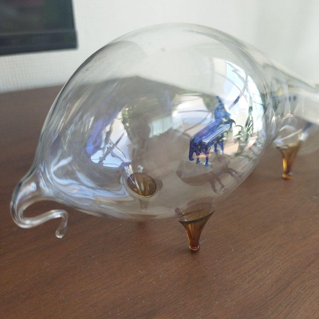 ガラス製　吹きガラスアート