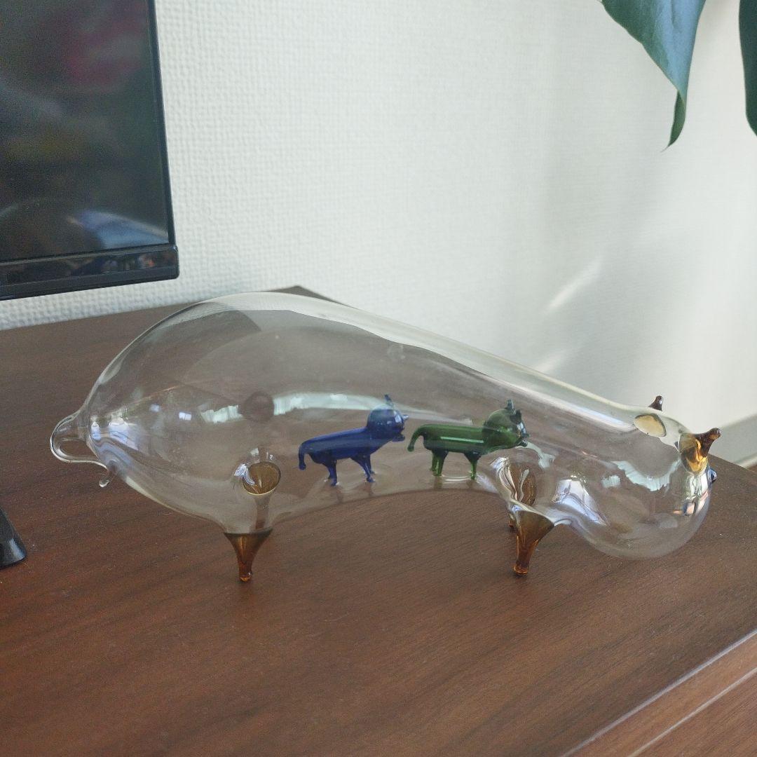 ガラス製　吹きガラスアート