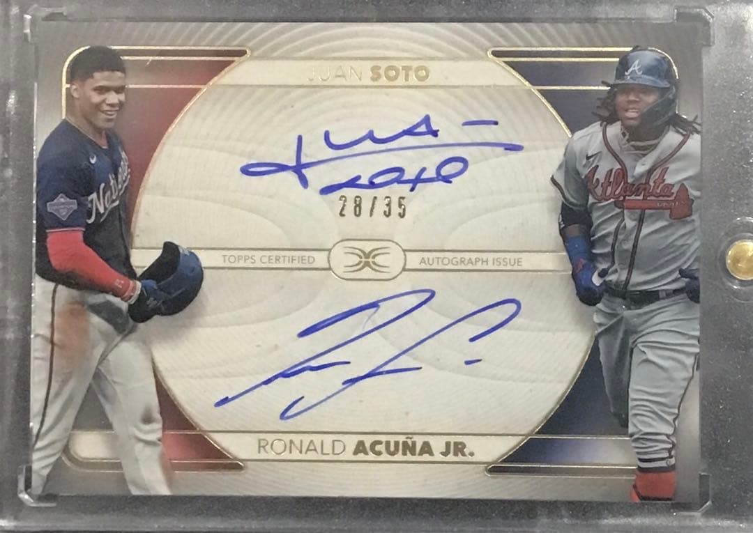 スポーツ選手 JUAN SOTO / RONALD ACUNA JR. DUAL AUTO