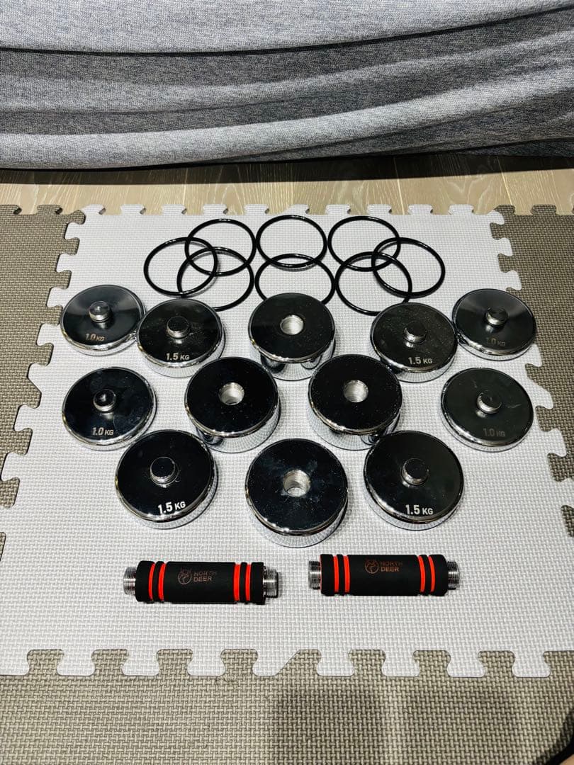 Northdeer ダンベル 可変式 10kgx2