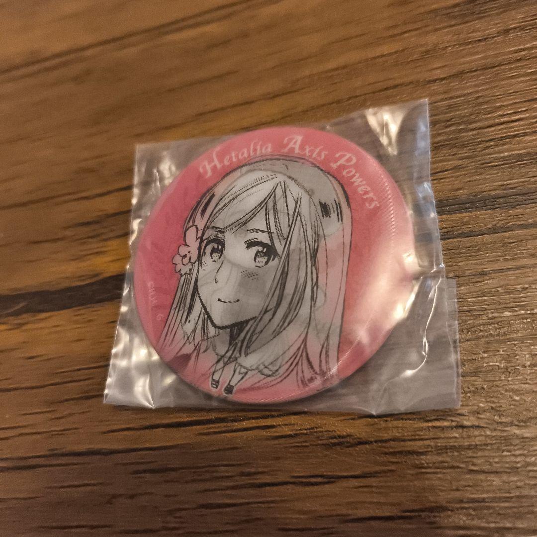ヘタリア　チェンジング缶バッジ　ハンガリー　愉快な仲間たちだよっ！