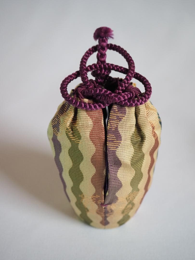 裏千家14世淡々斎宗室御書付『膳所焼肩衝茶入』陽炎園岩崎健三造（共箱）