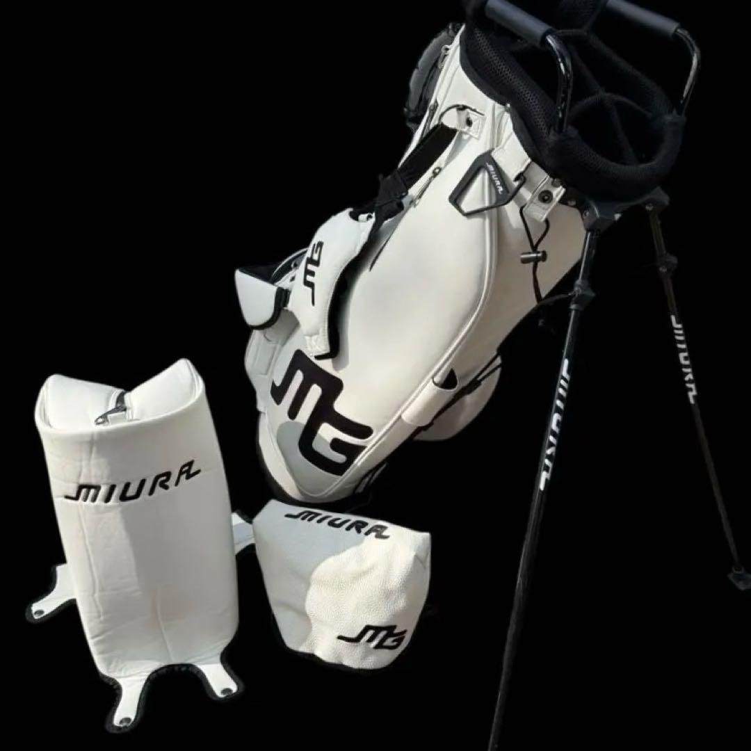 MIURA（三浦技研） キャディバッグ スタンド付き　フード・カバー類付属