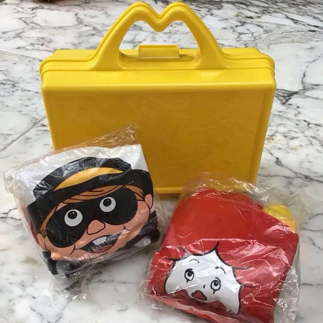 80～90s初期 マクドナルドミールトイ 空気人形 プラスチックケース