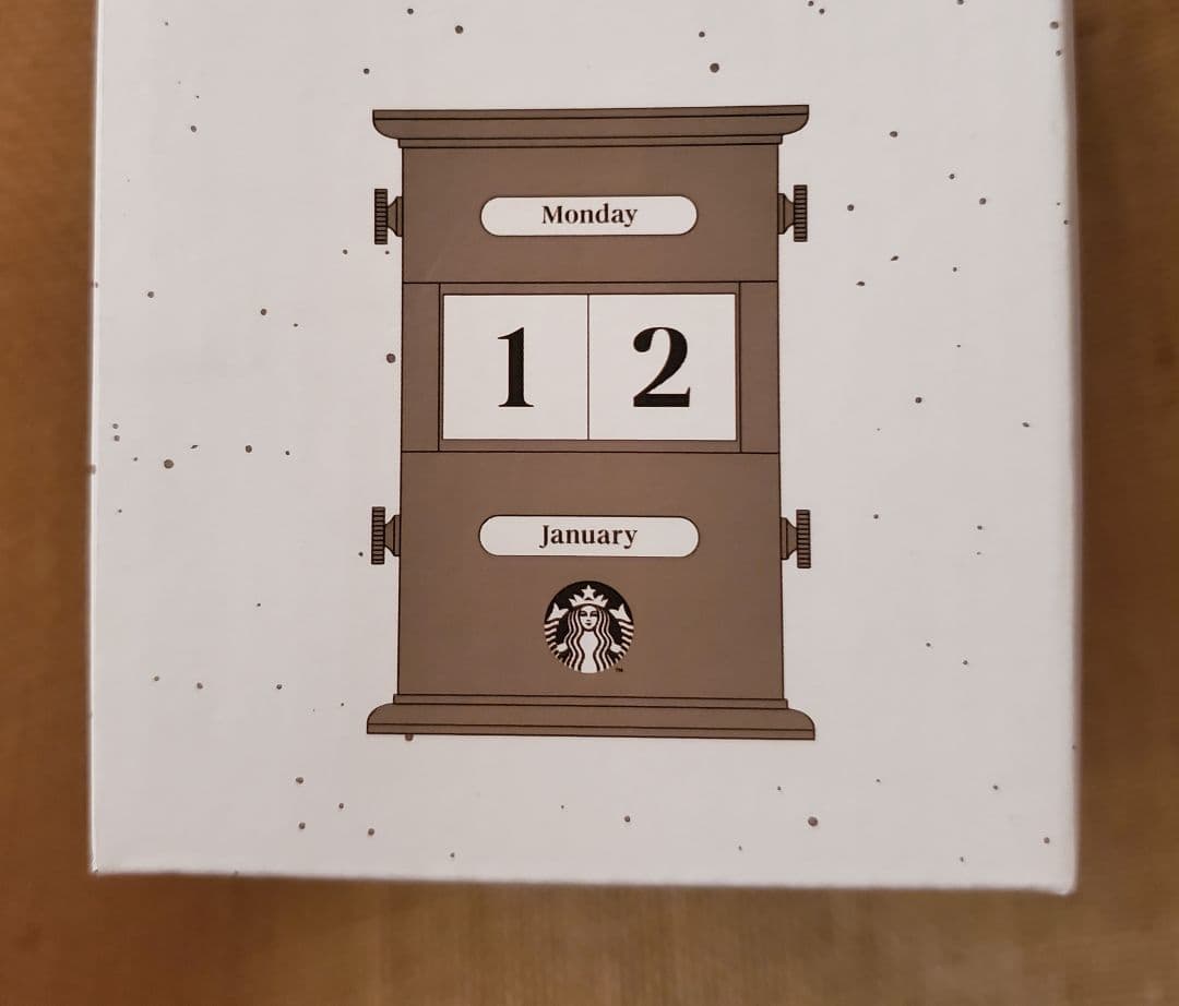 【新品未開封】STARBUCKS ウィンターデスク 万年カレンダー