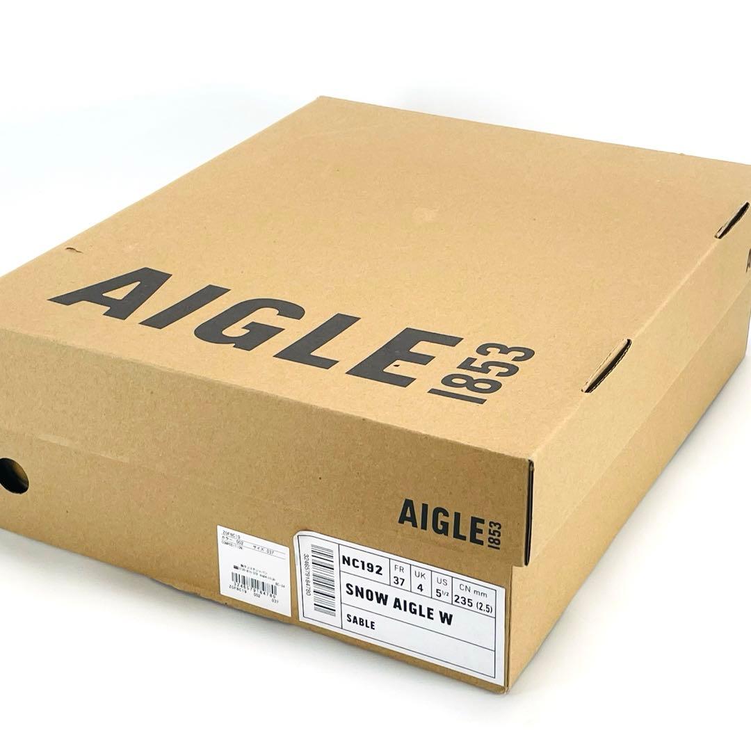 ほぼ未使用 スノー エーグル  AIGLE ブーツ 23.5 防水