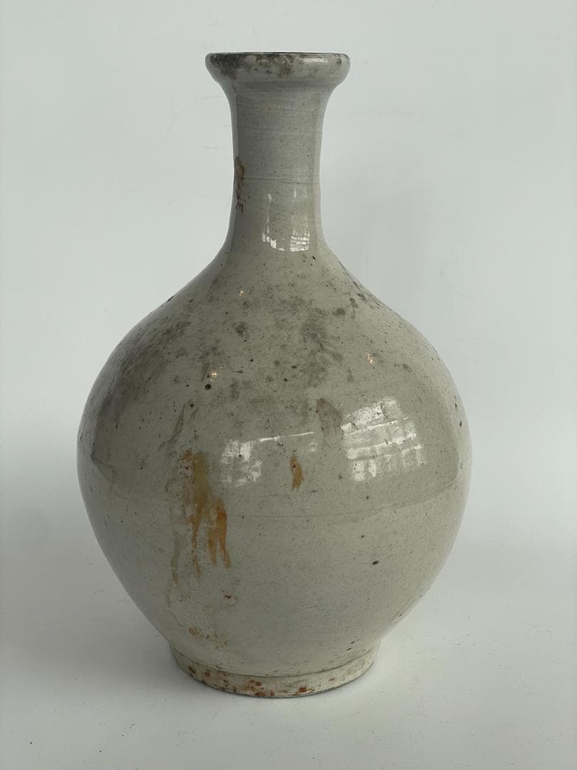 李朝 白磁 徳利 朝鮮 古陶 酒器 壺 壷 古美術 骨董 高麗 花瓶 唐物 美品