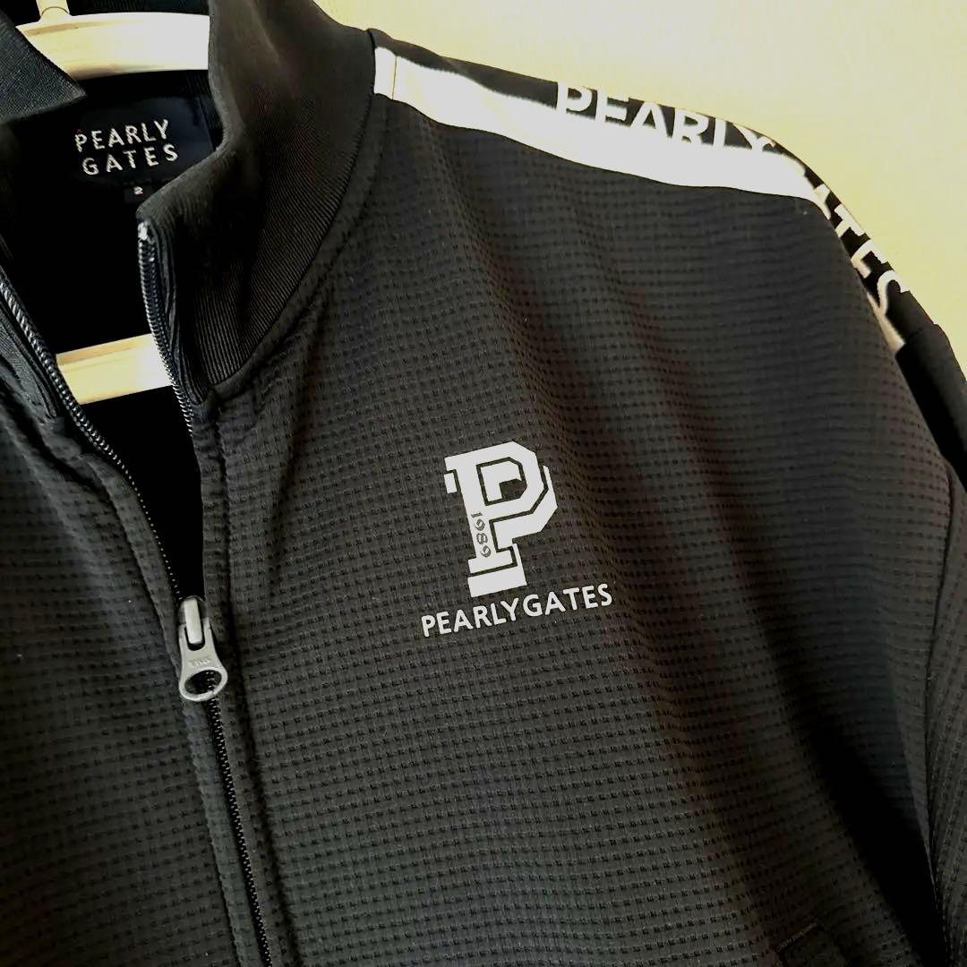 PEARLY GATES ブラック ジップアップジャケット