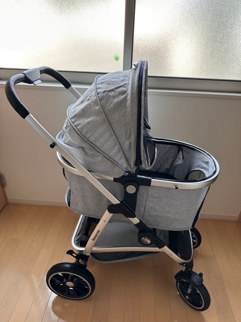 美品‼️Kenyone C510 グレイ ペットカート ☆グレー