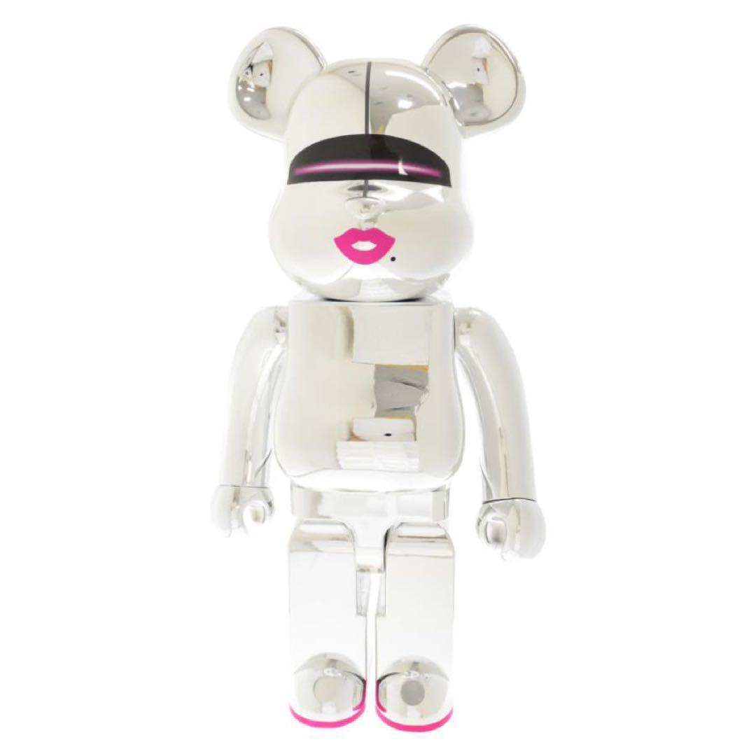 彫刻・オブジェ MEDICOM TOY BE@RBRICK SORAYAMA 2G SILVER