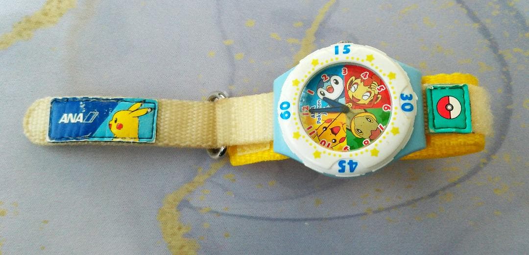 ANA ポケモンジェット　ポケモンコラボ スポーツウォッチ腕時計 現状品