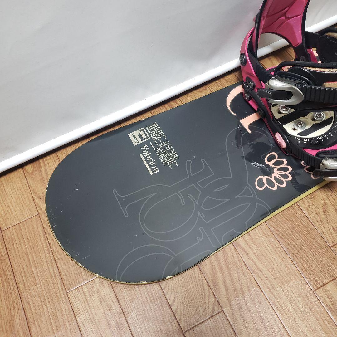 SABRINA FLUX 145cm ラントリ スノーボードセット