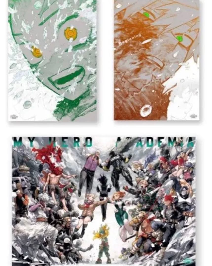 僕のヒーローアカデミア 原画展　A2 B2 ポスター